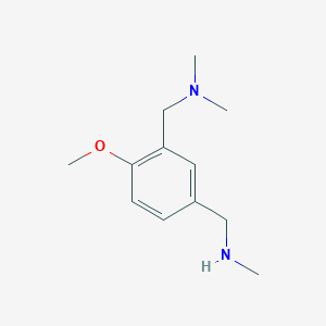 ({2-Methoxy-5-[(methylamino)methyl]phenyl}methyl)dimethylamine