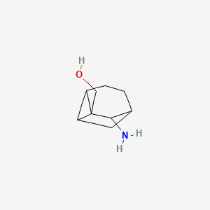 {8-Aminotricyclo[3.2.1.0,2,7]octan-1-yl}methanol