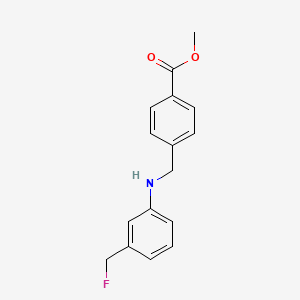 molecular formula C16H16FNO2 B1530869 4-[[[3-(氟甲基)苯基]氨基]甲基]苯甲酸甲酯 CAS No. 1820734-56-2