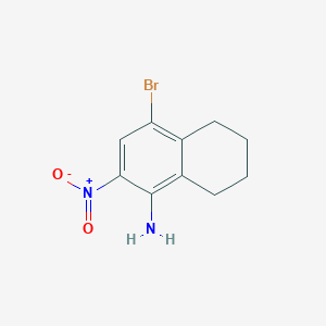 4-Bromo-2-nitro-5,6,7,8-tetrahydronaphthalen-1-amine