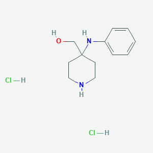 [4-(Phenylamino)piperidin-4-yl]methanol dihydrochloride