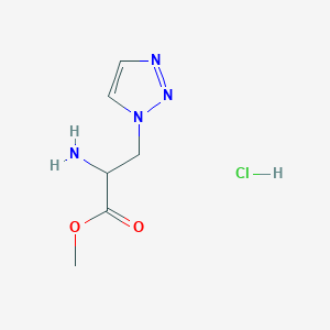 methyl 2-amino-3-(1H-1,2,3-triazol-1-yl)propanoate hydrochloride