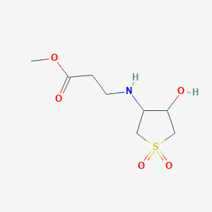 Methyl 3-((4-hydroxy-1,1-dioxidotetrahydrothiophen-3-yl)amino)propanoate