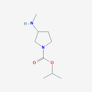 Isopropyl 3-(methylamino)pyrrolidine-1-carboxylate