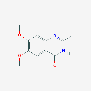 molecular formula C11H12N2O3 B1530884 6,7-二甲氧基-2-甲基喹唑啉-4-醇 CAS No. 35241-23-7