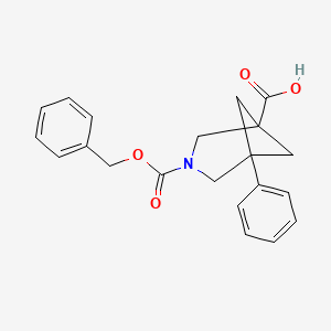 3-((Benzyloxy)carbonyl)-5-phenyl-3-azabicyclo[3.1.1]heptane-1-carboxylic acid