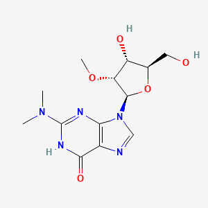 molecular formula C13H19N5O5 B1530891 N,N,2'-O-Trimethylguanosine CAS No. 113886-73-0