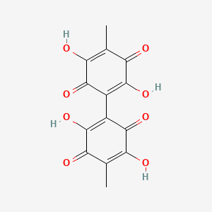 molecular formula C14H10O8 B1530899 卵孢菌素 CAS No. 475-54-7