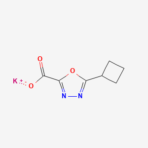 Potassium 5-cyclobutyl-1,3,4-oxadiazole-2-carboxylate