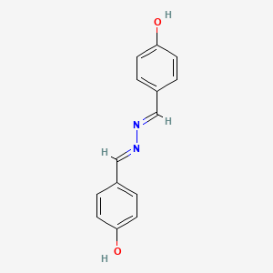 molecular formula C14H12N2O2 B1530903 4-羟基苯甲醛[(1E)-(4-羟基苯基)亚甲基]腙 CAS No. 5466-23-9