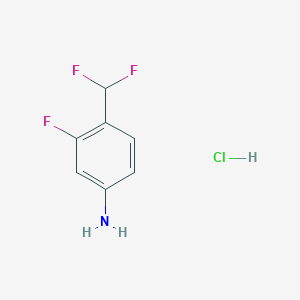 4-(Difluoromethyl)-3-fluoroaniline hydrochloride