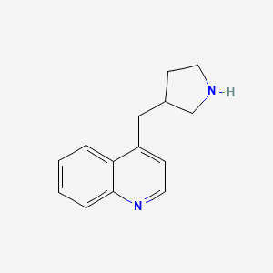 4-[(Pyrrolidin-3-yl)methyl]quinoline