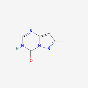 molecular formula C6H6N4O B1530913 7-Methylpyrazolo[1,5-A][1,3,5]triazin-4(3H)-one CAS No. 55457-11-9