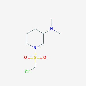 1-((Chloromethyl)sulfonyl)-N,N-dimethylpiperidin-3-amine