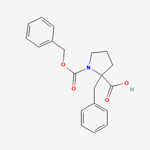 2-Benzyl-1-(benzyloxycarbonyl)-pyrrolidine-2-carboxylic acid