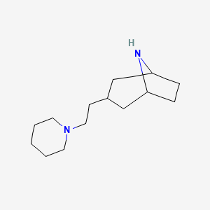 3-(2-(Piperidin-1-yl)ethyl)-8-azabicyclo[3.2.1]octane