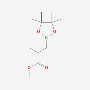 Methyl 2-methyl-3-(4,4,5,5-tetramethyl-1,3,2-dioxaborolan-2-yl)propanoate