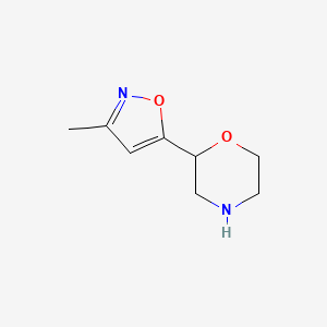 2-(3-Methyl-1,2-oxazol-5-yl)morpholine