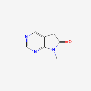 7-methyl-5H,6H,7H-pyrrolo[2,3-d]pyrimidin-6-one