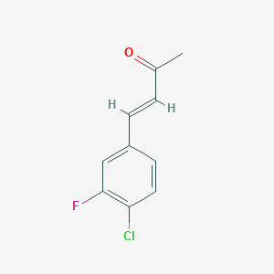 4-(4-Chloro-3-fluorophenyl)but-3-en-2-one