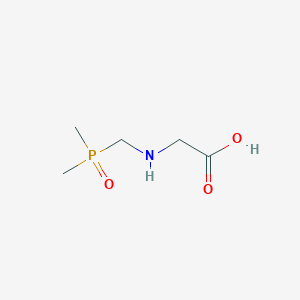 molecular formula C5H12NO3P B15309259 2-(((Dimethylphosphoryl)methyl)amino)acetic acid 