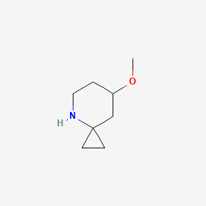 molecular formula C8H15NO B15309269 7-Methoxy-4-azaspiro[2.5]octane 