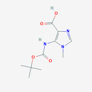 5-tert-Butoxycarbonylamino-1-methyl-1H-imidazole-4-carboxylic acid