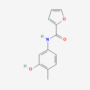 molecular formula C12H11NO3 B15309337 N-(3-hydroxy-4-methylphenyl)furan-2-carboxamide 