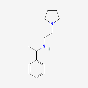 (1-Phenylethyl)[2-(pyrrolidin-1-yl)ethyl]amine