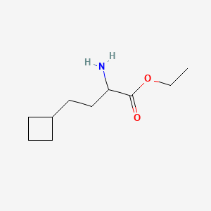 Ethyl 2-amino-4-cyclobutylbutanoate