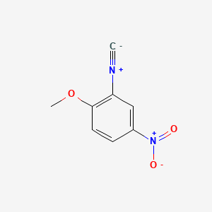 molecular formula C8H6N2O3 B15309379 2-Isocyano-1-methoxy-4-nitrobenzene CAS No. 1983-95-5