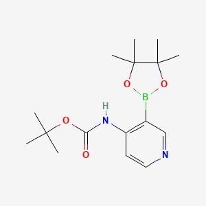tert-Butyl (3-(4,4,5,5-tetramethyl-1,3,2-dioxaborolan-2-yl)pyridin-4-yl)carbamate