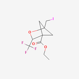 Ethyl 1-(iodomethyl)-3-(trifluoromethyl)-2-oxabicyclo[2.1.1]hexane-4-carboxylate