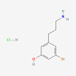 3-(3-Aminopropyl)-5-bromophenolhydrochloride