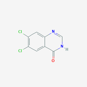 molecular formula C8H4Cl2N2O B1530949 6,7-二氯喹唑啉-4(3H)-酮 CAS No. 6958-39-0