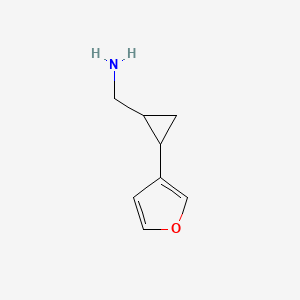 (2-(Furan-3-yl)cyclopropyl)methanamine