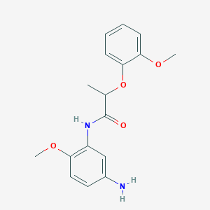N-(5-Amino-2-methoxyphenyl)-2-(2-methoxyphenoxy)-propanamide