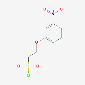 2-(3-Nitrophenoxy)ethane-1-sulfonyl chloride