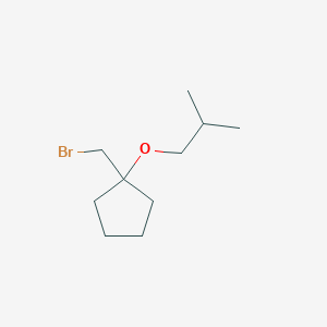 1-(Bromomethyl)-1-isobutoxycyclopentane