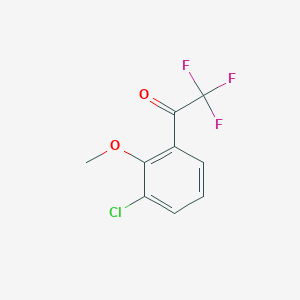 1-(3-Chloro-2-methoxyphenyl)-2,2,2-trifluoroethan-1-one