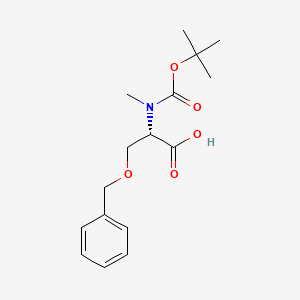 molecular formula C16H23NO5 B1530967 O-Benzyl-N-(tert-butoxycarbonyl)-N-methyl-L-serine CAS No. 64263-84-9