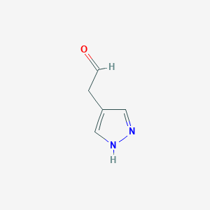 2-(1H-pyrazol-4-yl)acetaldehyde