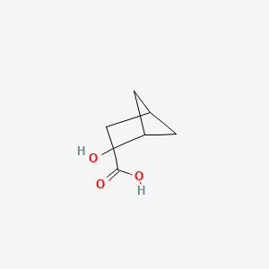 molecular formula C7H10O3 B15309725 2-Hydroxybicyclo[2.1.1]hexane-2-carboxylic acid 