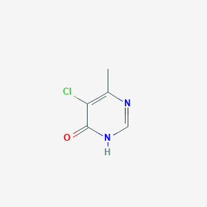 molecular formula C5H5ClN2O B1530973 5-氯-6-甲基嘧啶-4(3H)-酮 CAS No. 7752-72-9
