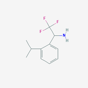 2,2,2-Trifluoro-1-(2-isopropylphenyl)ethan-1-amine