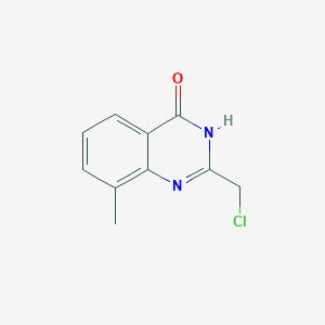 molecular formula C10H9ClN2O B1530975 2-(chloromethyl)-8-methylquinazolin-4(3H)-one CAS No. 848369-52-8