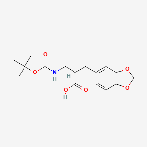 (R)-3-Benzo[1,3]dioxol-5-YL-2-(tert-butoxycarbonylamino-methyl)-propionic acid