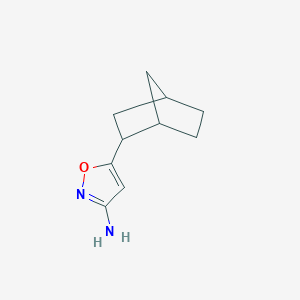 5-{Bicyclo[2.2.1]heptan-2-yl}-1,2-oxazol-3-amine