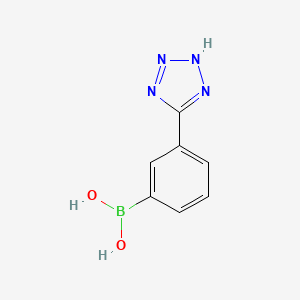 molecular formula C7H7BN4O2 B1530978 3-(Tetrazol-5-YL)phenylboronic acid CAS No. 775351-30-9