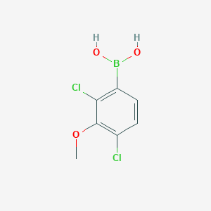 molecular formula C7H7BCl2O3 B1530979 (2,4-二氯-3-甲氧基苯基)硼酸 CAS No. 944128-90-9